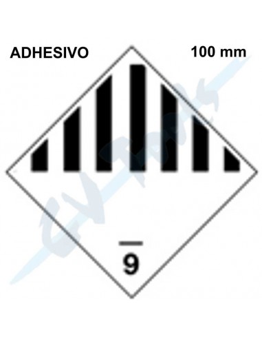 Adhesivo señalización ADR mercancías...