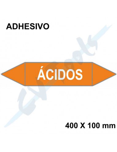 Adhesivos identificación tuberías UNE...