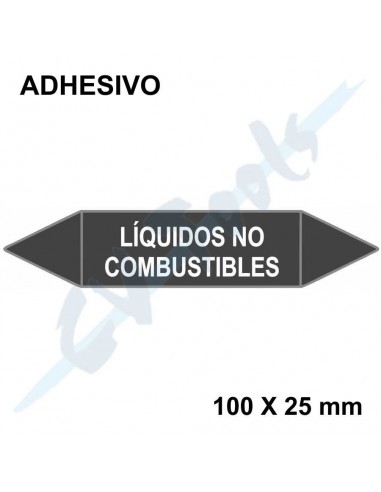 Adhesivos identificación tuberías UNE...